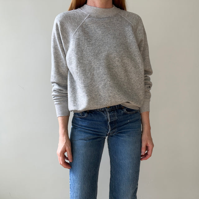 00s Heavy Weight Blank Black Sweatshirt par FOTL - Structuré