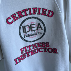 1980s Certified Fitness Instructor 
