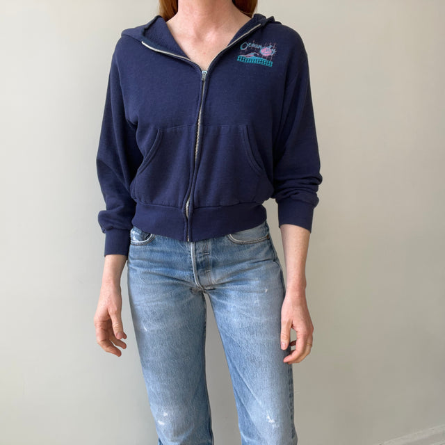 1970s Ocean City Zip Up Hoodie