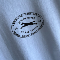 1983  AMERICAN Continental Young Riders Horse Trials Ring T-Shirt