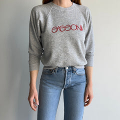 1980s Sassoon Tattered and Split Collar Sweatshirt - HOLY GREATNESS