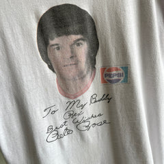 1970s To My Buddy Rex - Best Wishes Pete Rose (Baseball Legend) - Pepsi T-Shirt by Hanes