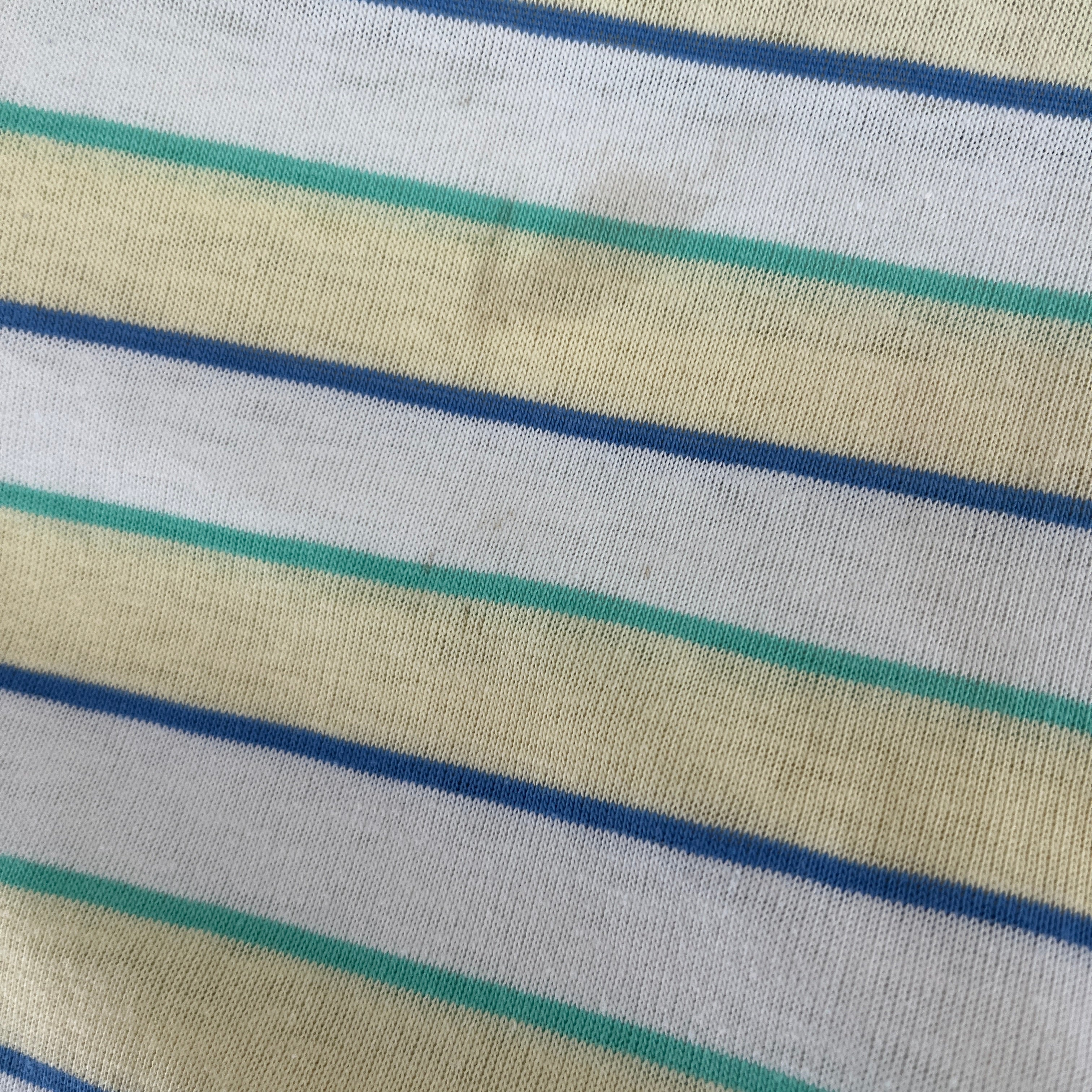 1980s Striped Polo Shirt