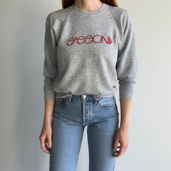 1980s Sassoon Tattered and Split Collar Sweatshirt - HOLY GREATNESS