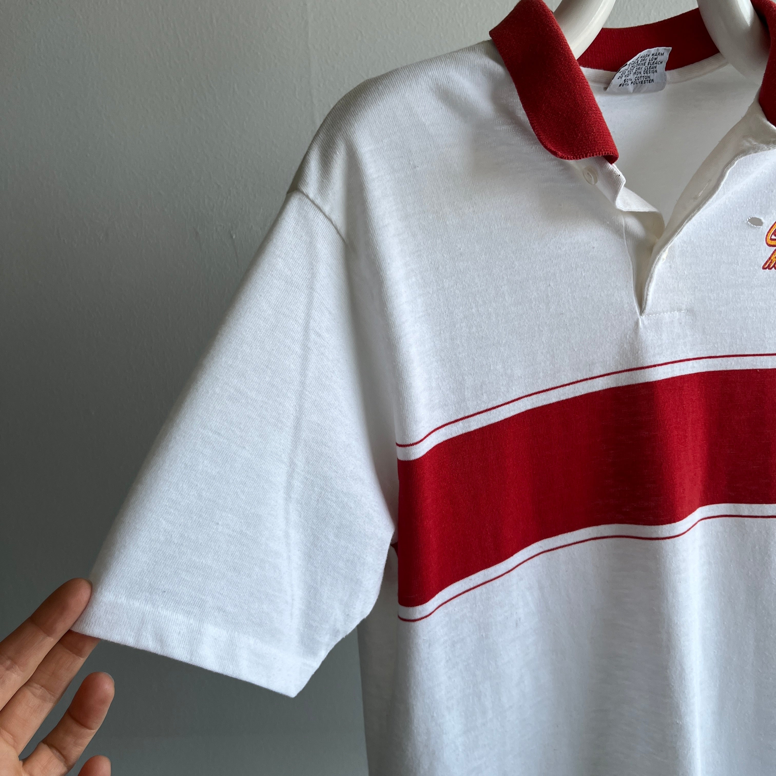 1980s Coronado Mustang Band Polo Shirt