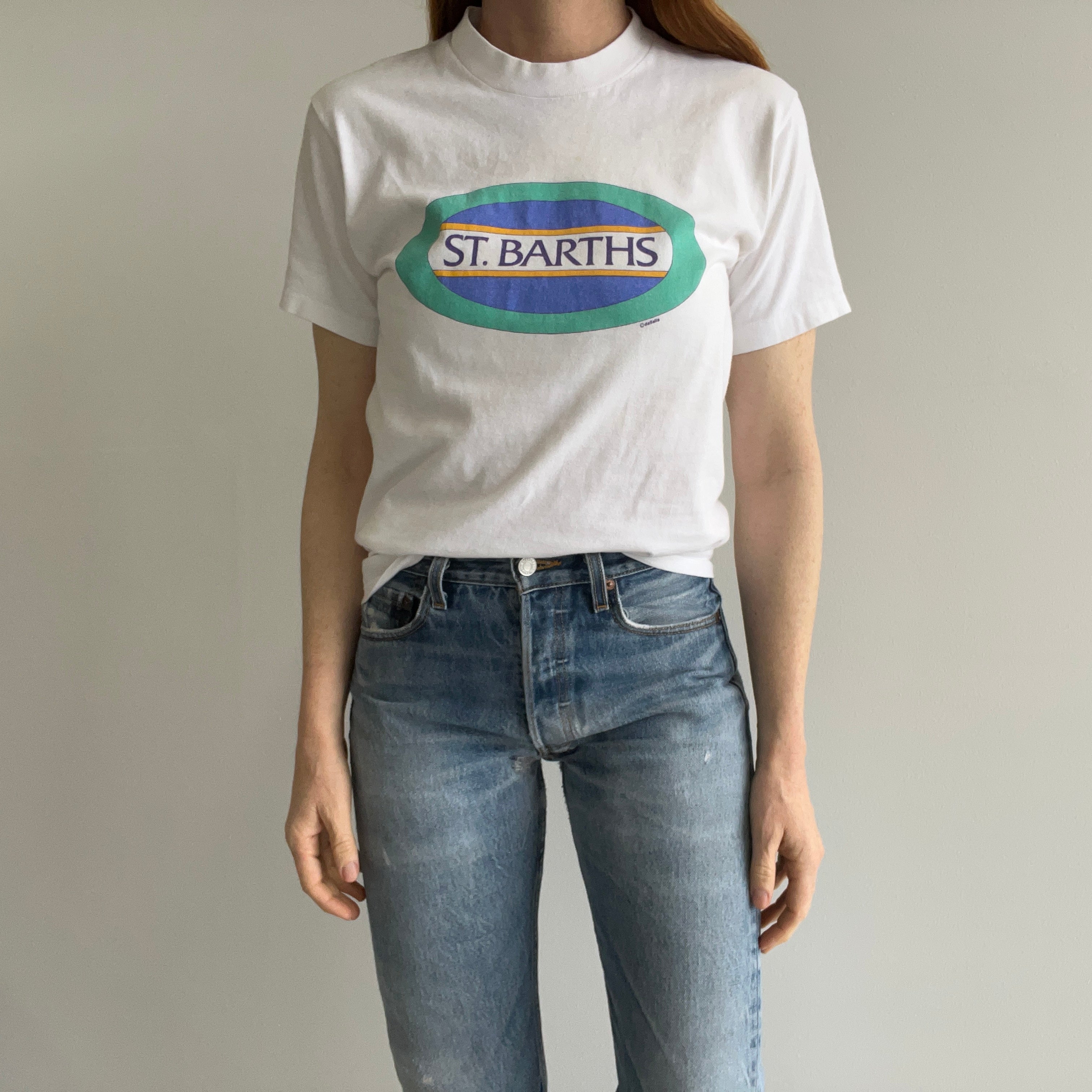 1980s St. Barths Tourist T-Shirt