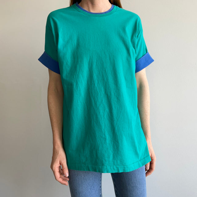1980s Two Tone FOTL Blank Cotton T-Shirt