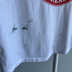 1980s Vote For Richerson For D.A.R.E. Treasurer Paint Stained T-Shirt