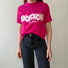 1980s Pink Hawaii T Shirt - Classic Tourist Tee