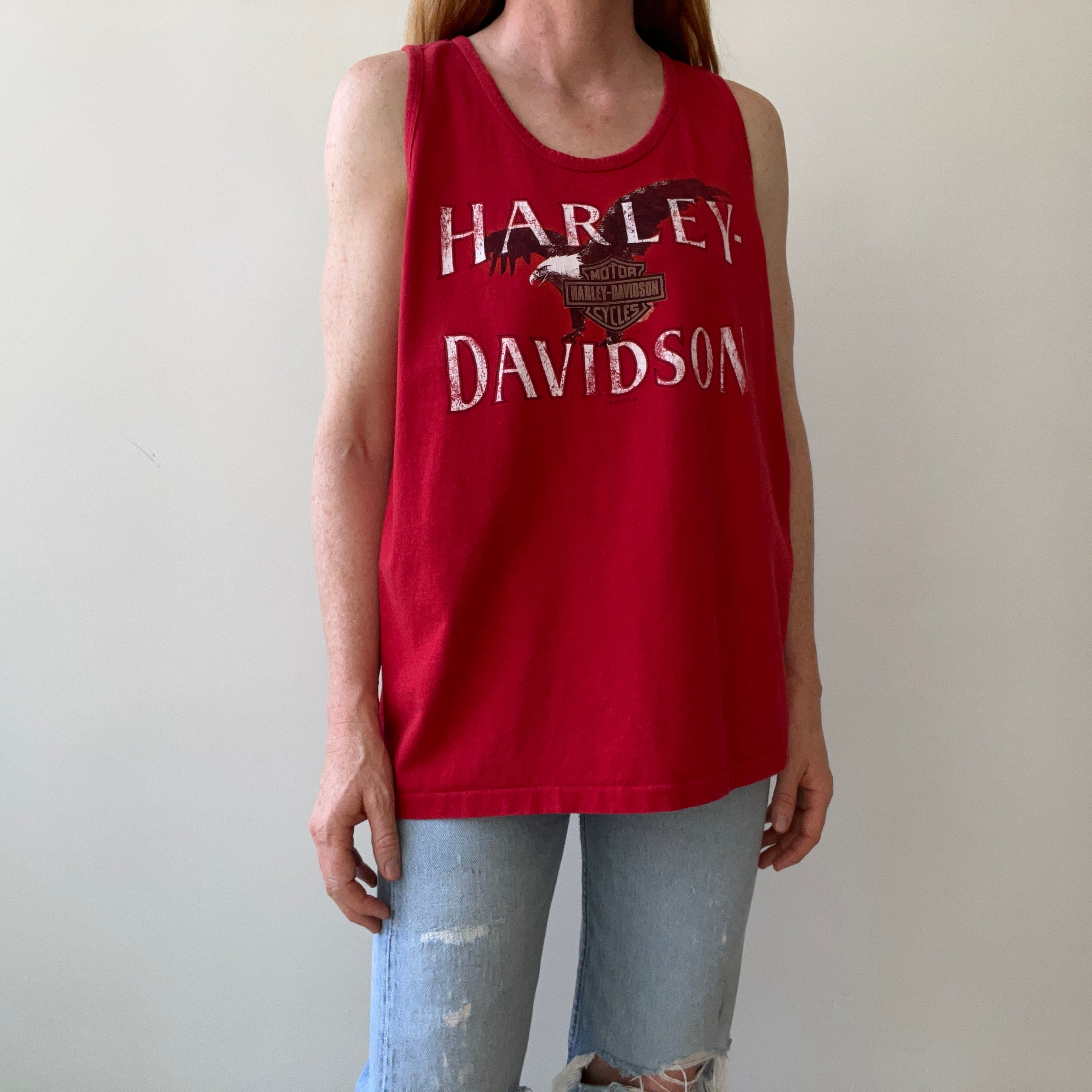 2010 Harley Davidson Cocoa Beach Tank Top - Not Vintage But...Almost