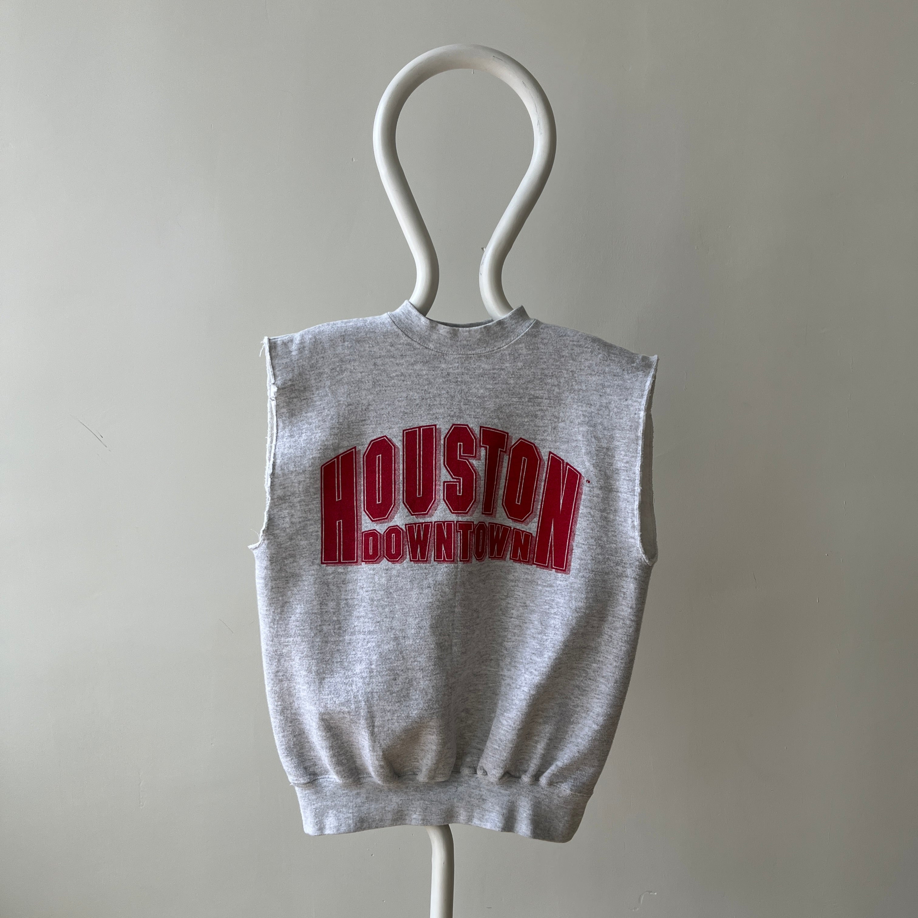 1980/90s Houston Downtown Cut Off Sweatshirt