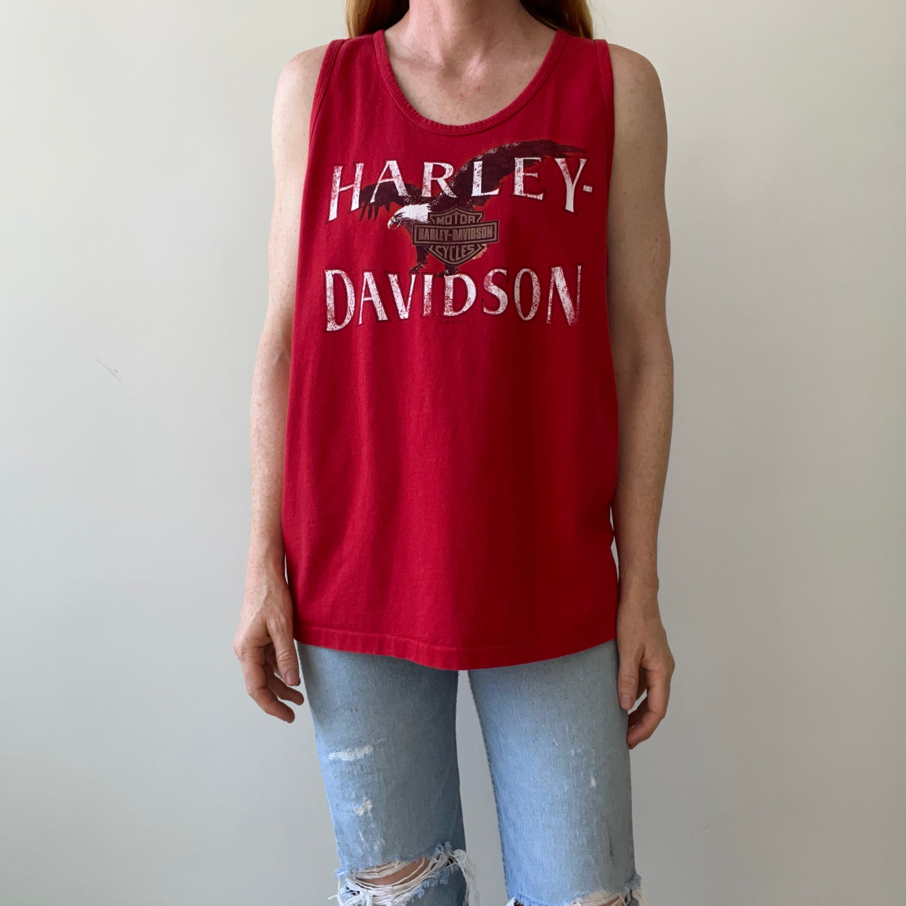 2010 Harley Davidson Cocoa Beach Tank Top - Not Vintage But...Almost