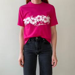 1980s Pink Hawaii T Shirt - Classic Tourist Tee