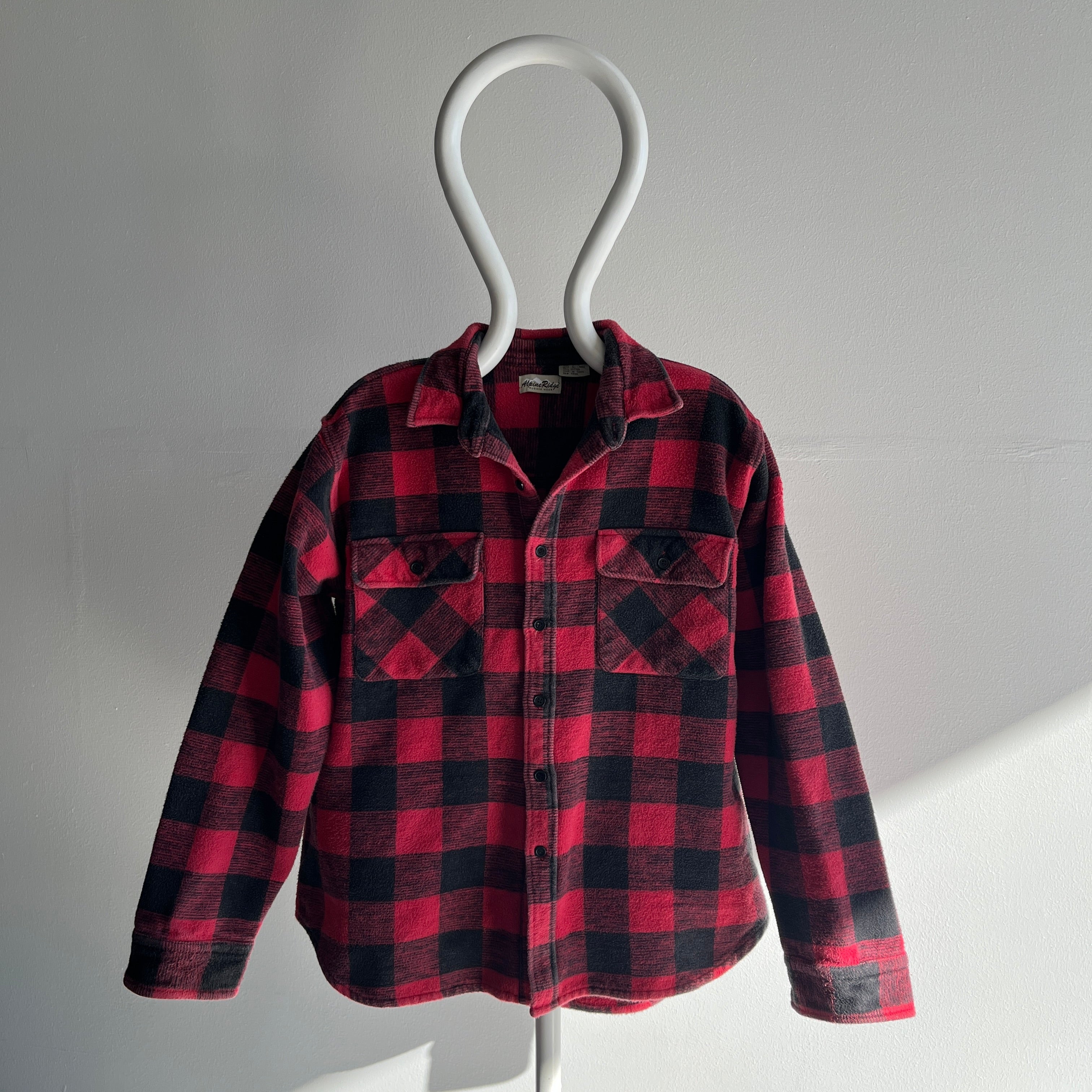 1990/2000s Heavyweight and Structured Buffalo Plaid Flannel