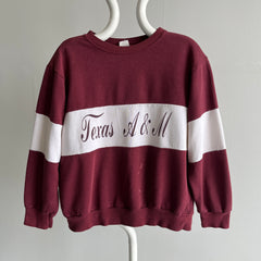 1970/80s Champion Brand Texas A&M Color Block Sweatshirt