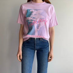 1980s Monterey California Faded Lilac/Pink Cotton T-Shirt