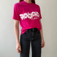 1980s Pink Hawaii T Shirt - Classic Tourist Tee