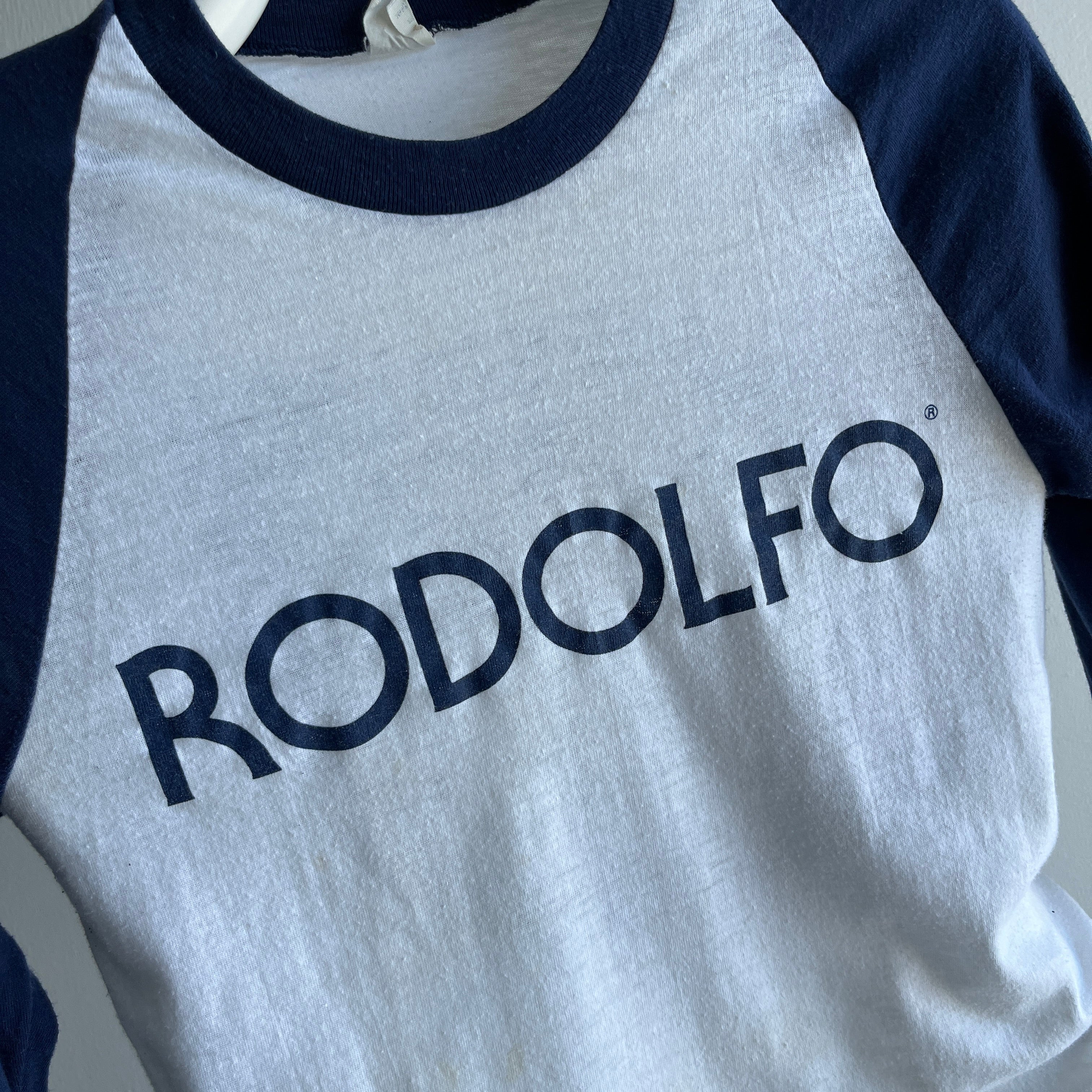 1970/80s Rodolfo - The Backside is a Conversation Starter/Ender- Baseball T-Shirt