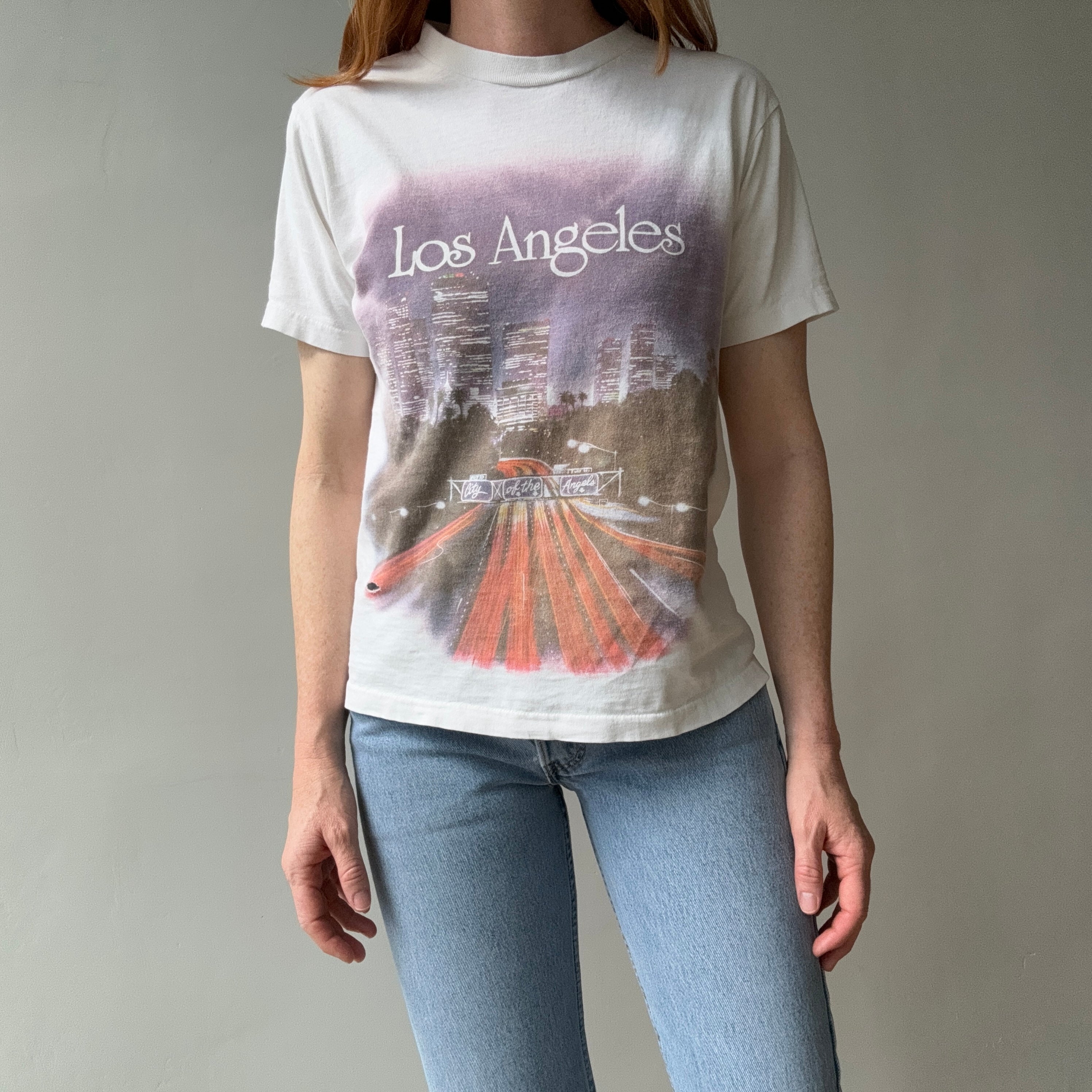 1980s Los Angeles Nicely Destroyed T-Shirt