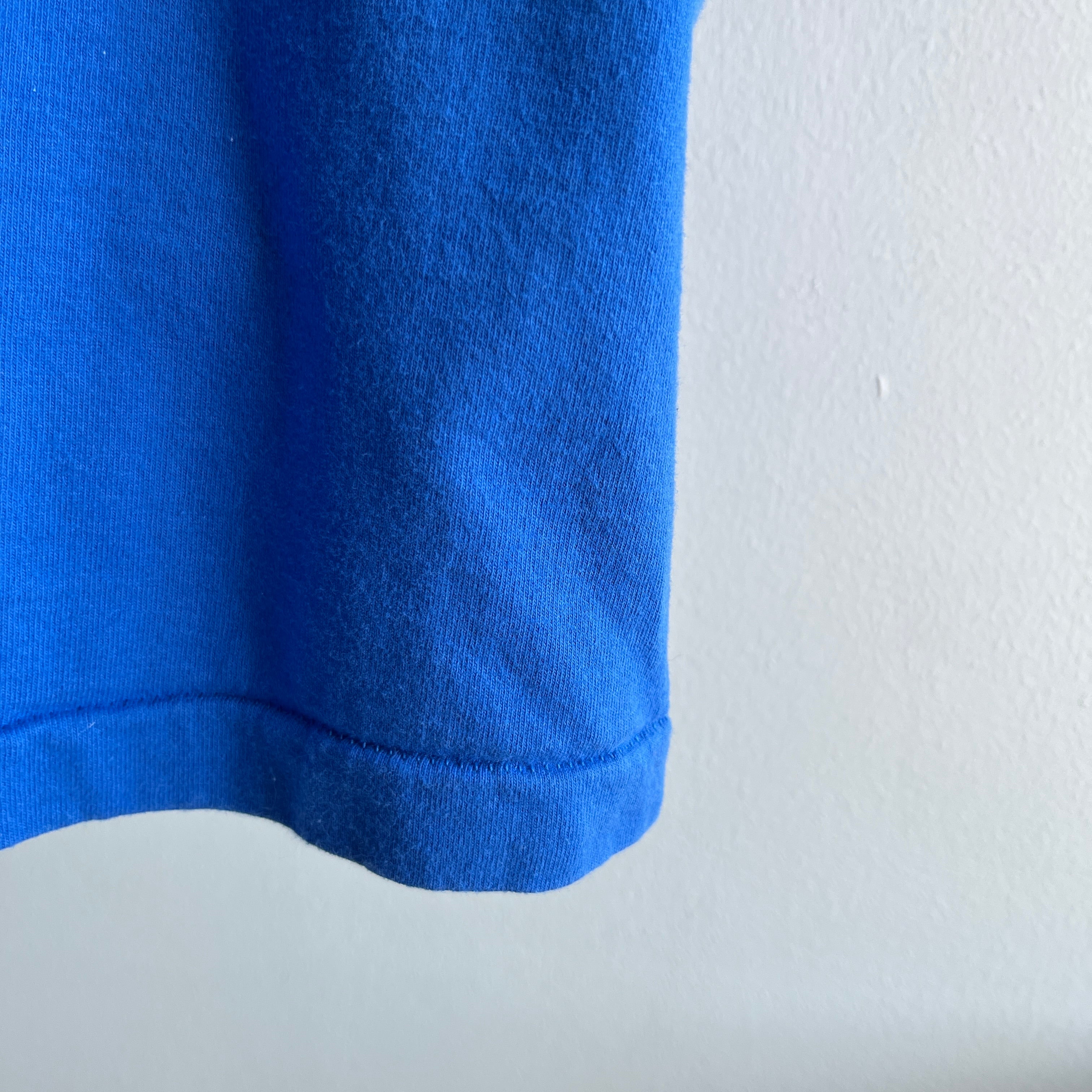 1980s Dodger Blue Cotton Tank Top by FOTL