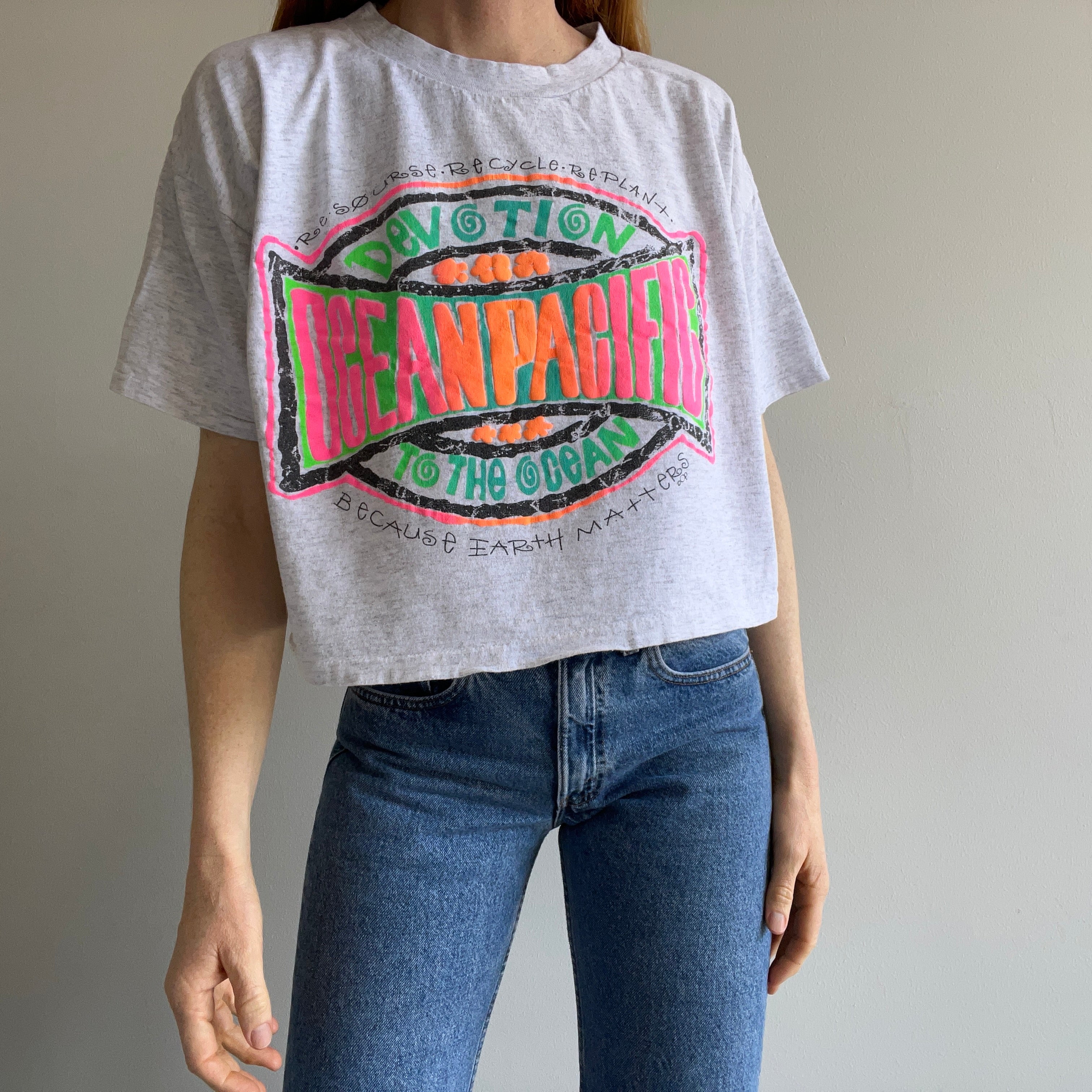 1980s Ocean Pacific Crop Top - YES!