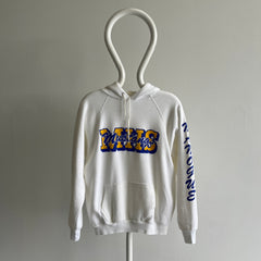 1980s MHS Mustangs Barely Worn Hoodie by Collegiate Pacific