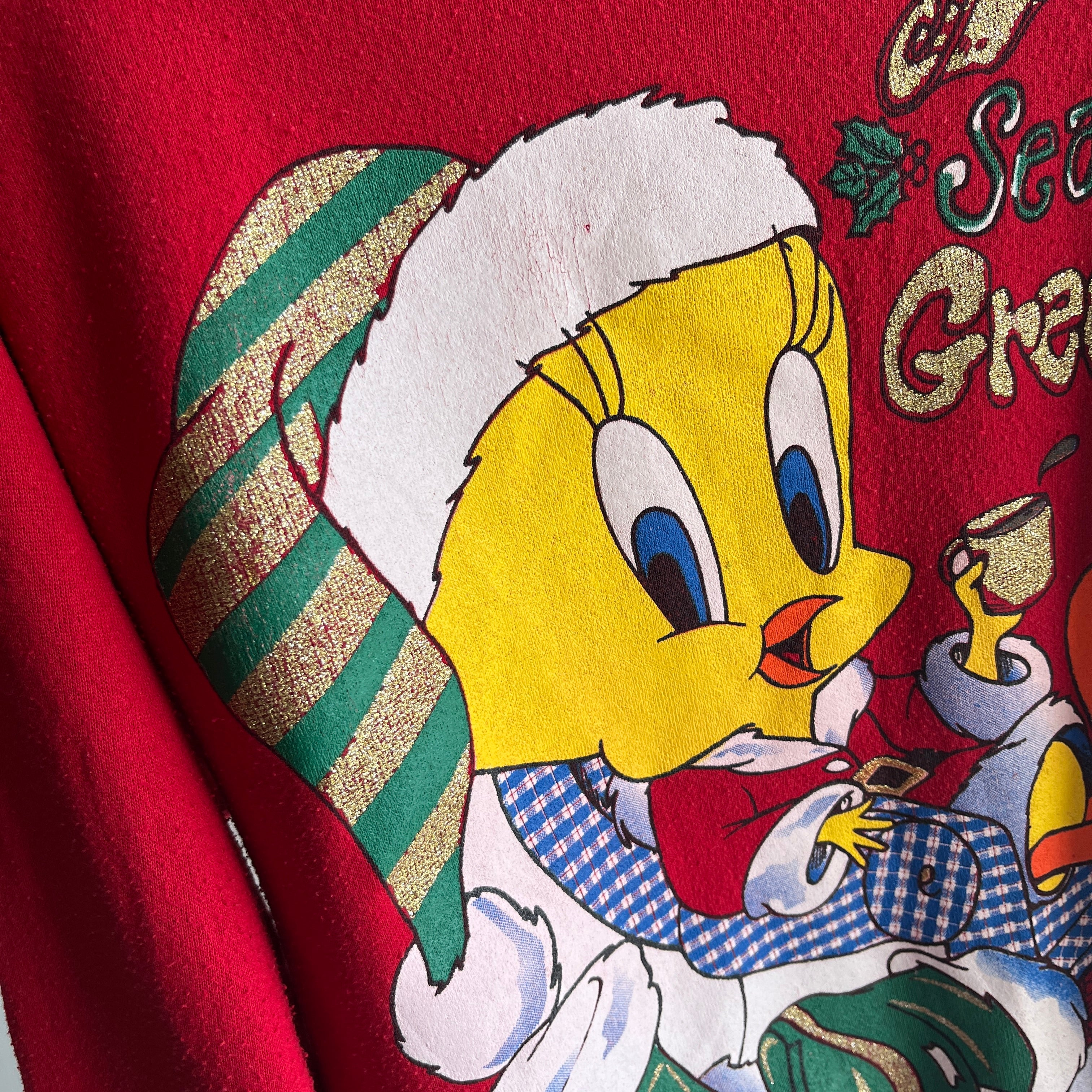 1995 Santa Tweety Sweatshirt