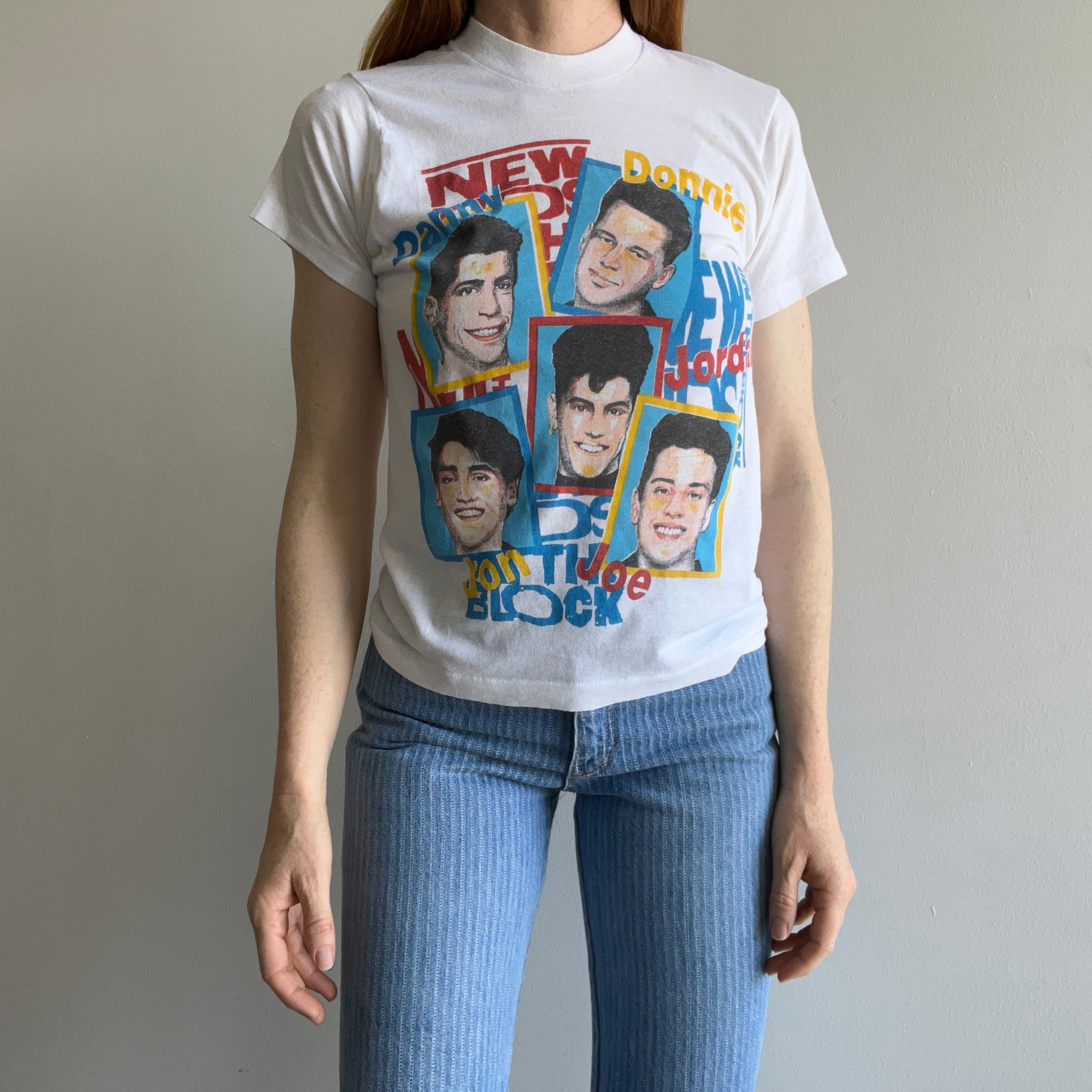 1990 New Kids On The Block T-Shirt by Screen Stars