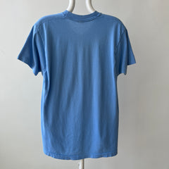 1980s FOTL Sky Blue Pocket T-Shirt