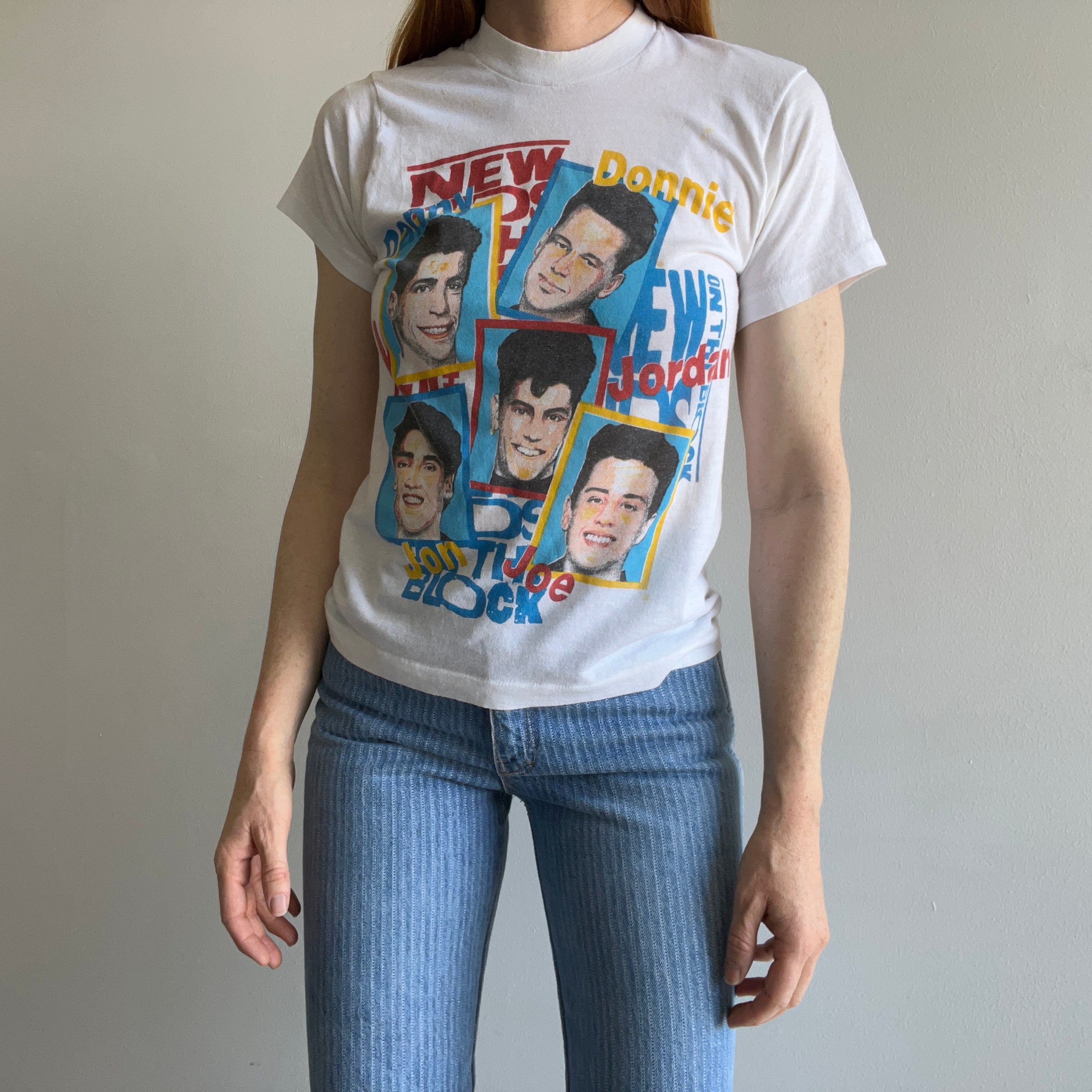 1990 New Kids On The Block T-Shirt by Screen Stars