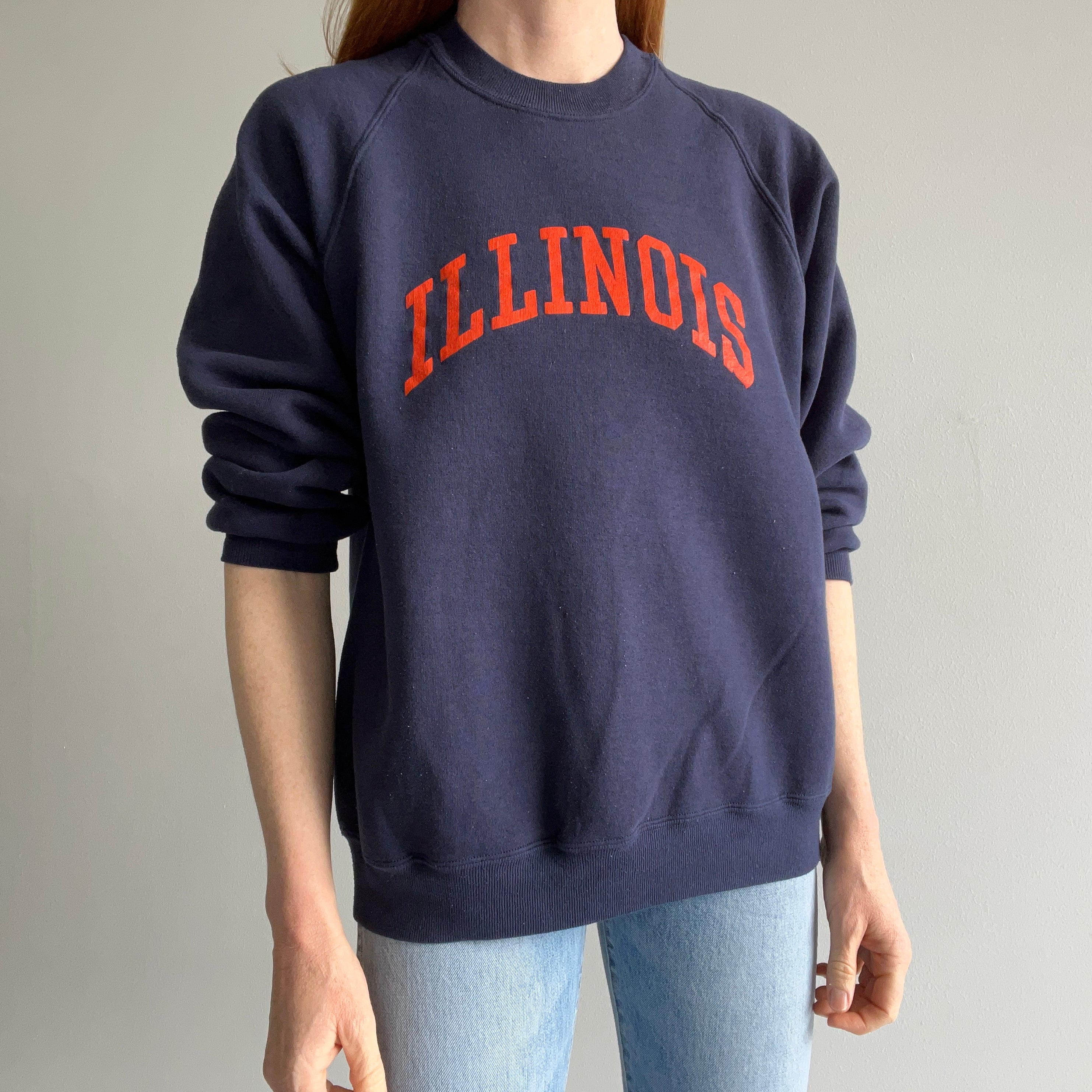 1980s Illinois Sweatshirt by Wolf