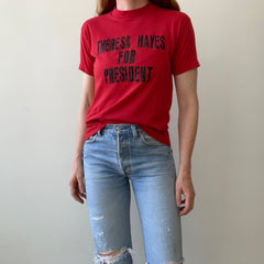 1970s Theresa Hayes For President T-Shirt