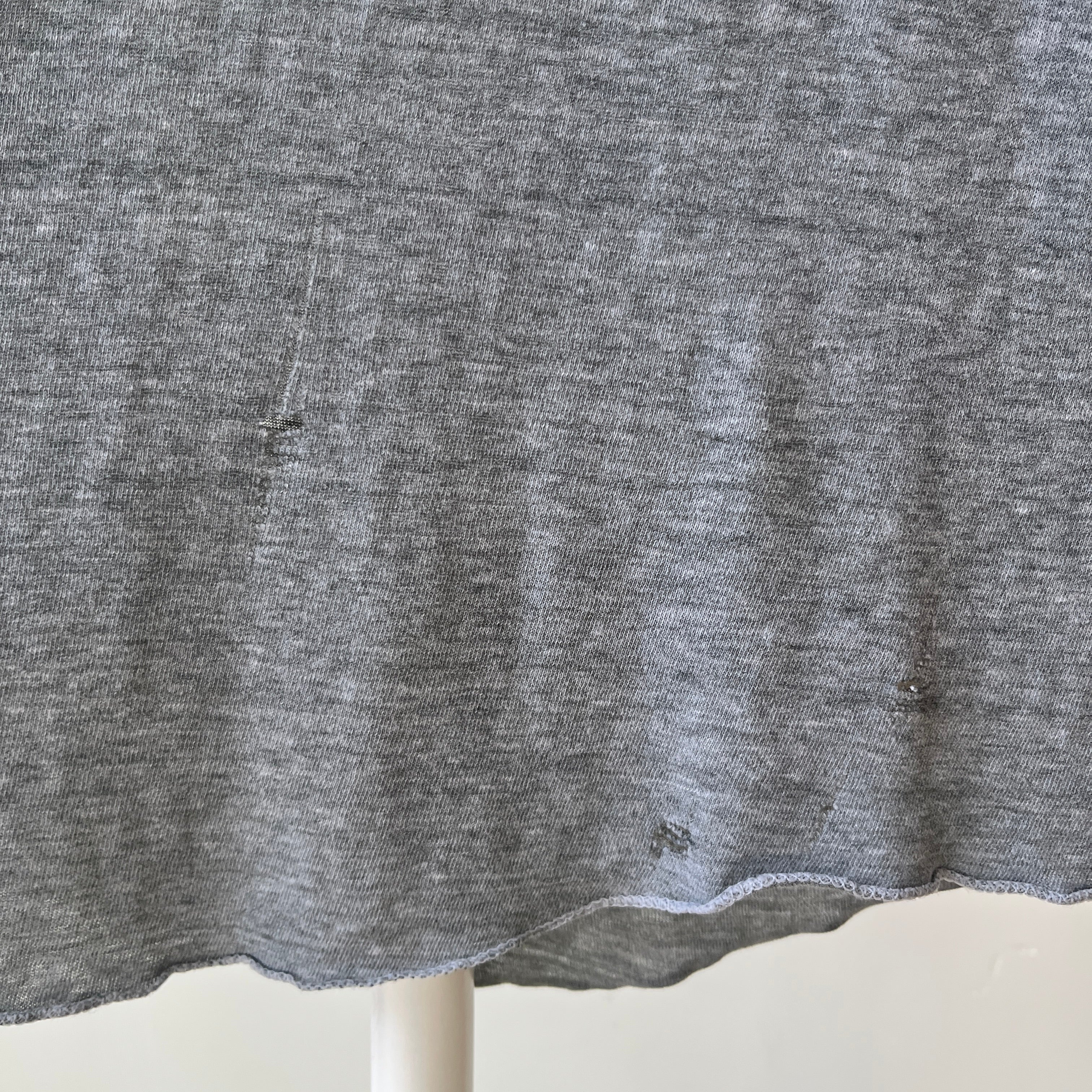 1984 Soft and Silky Paper Thin Norwest Trust Annual Picnic Baseball T-Shirt