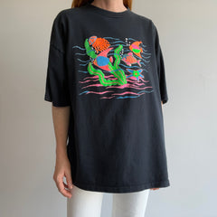 1980s Neon Fish Cotton T-Shirt