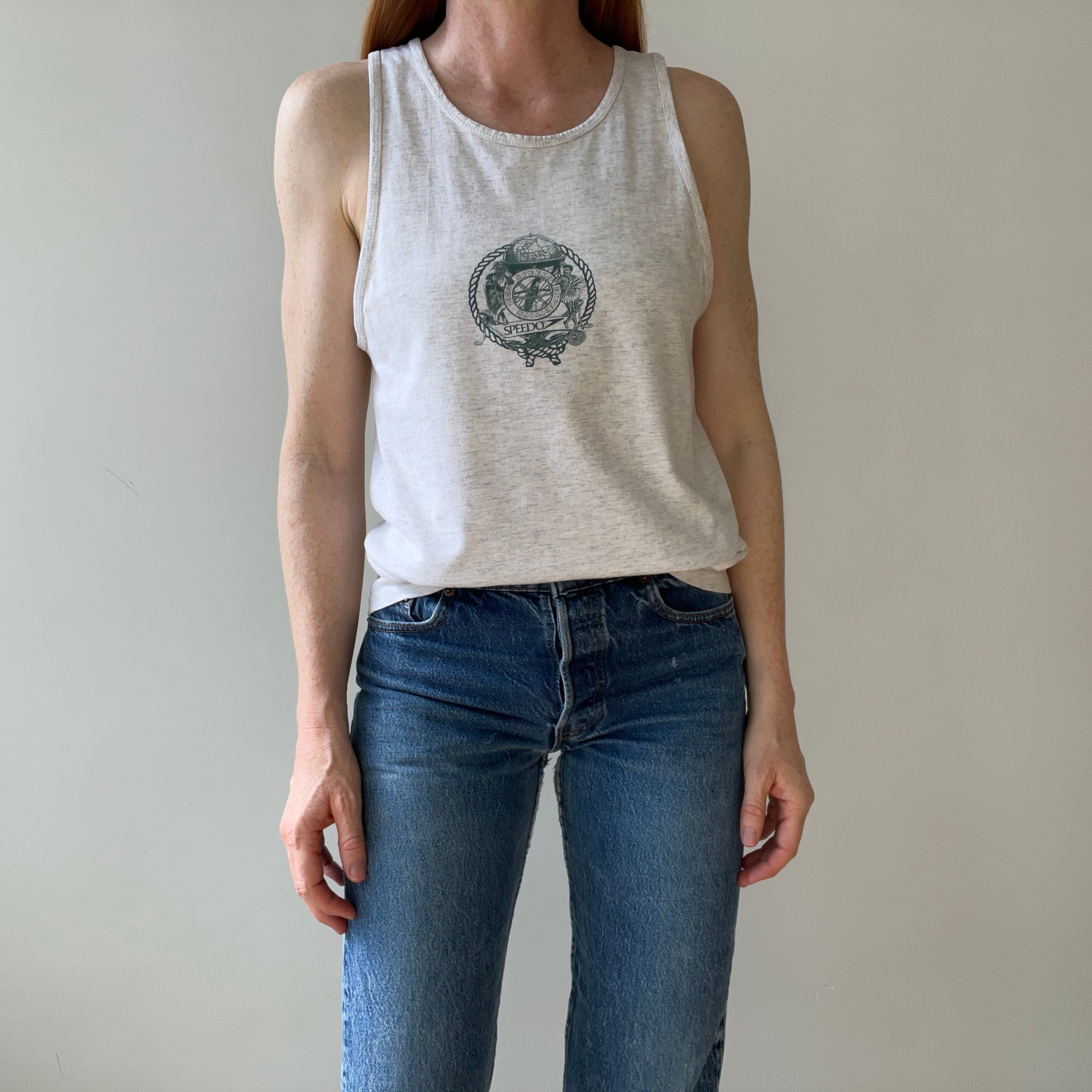 1991 Speedo Graphic Tank Top - w a Backside!