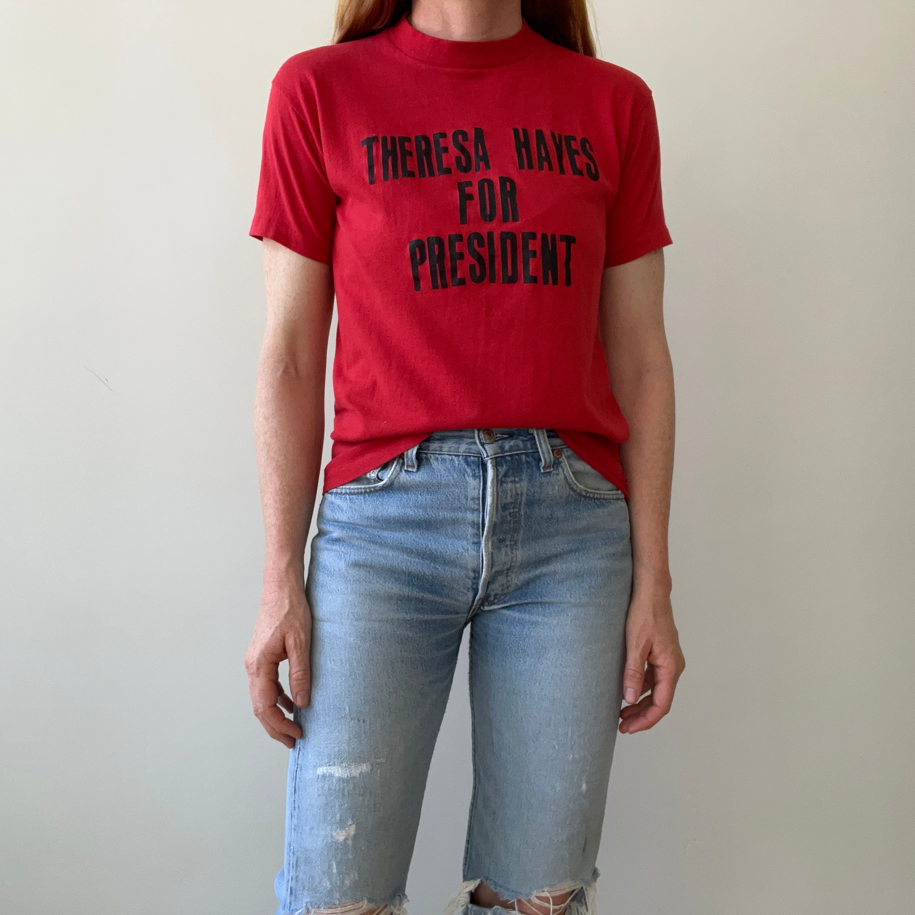 1970s Theresa Hayes For President T-Shirt