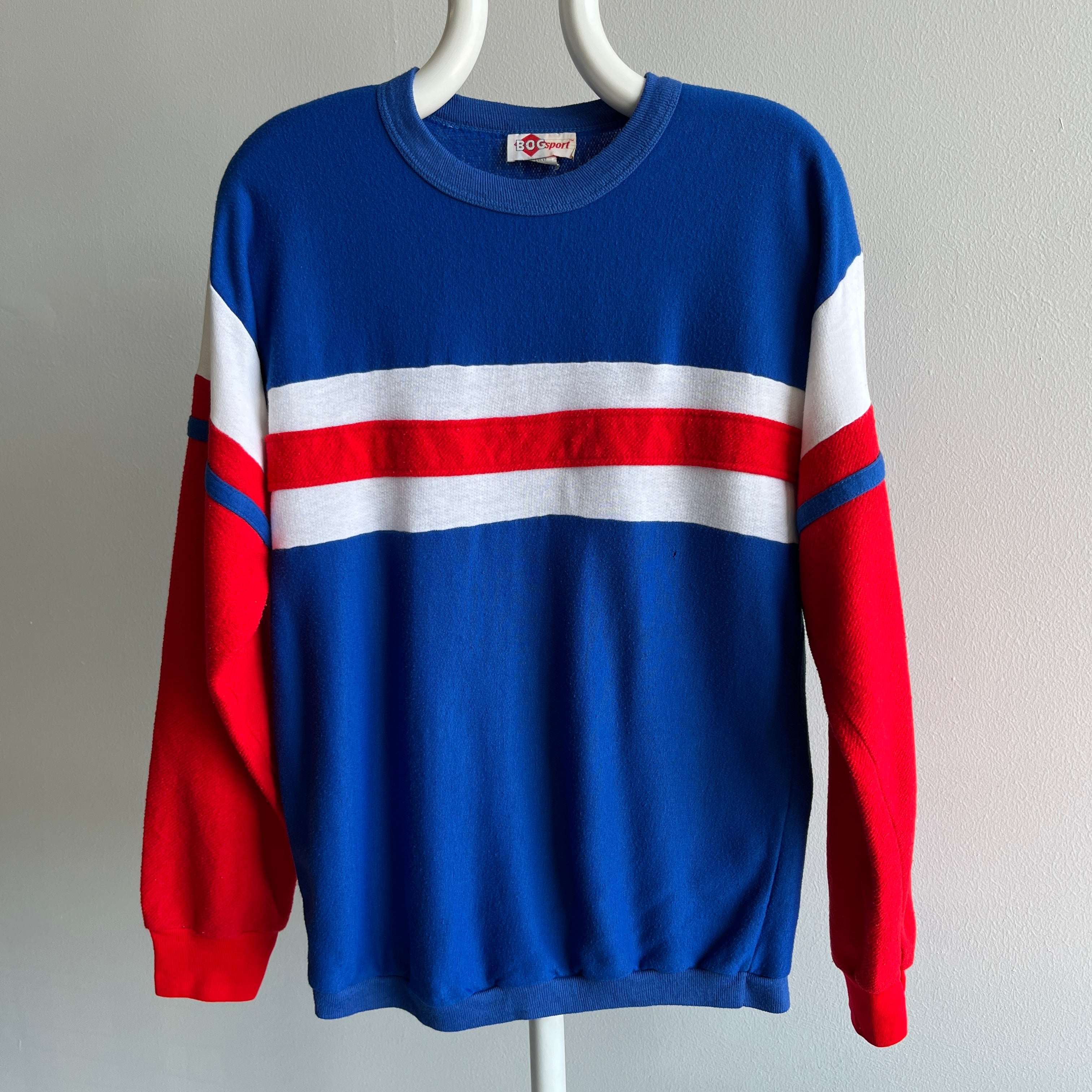 1980s Red, White and Blue Sweatshirt