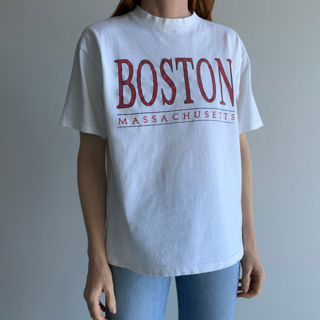 1990s Boston Massachusetts Tourist T-Shirt