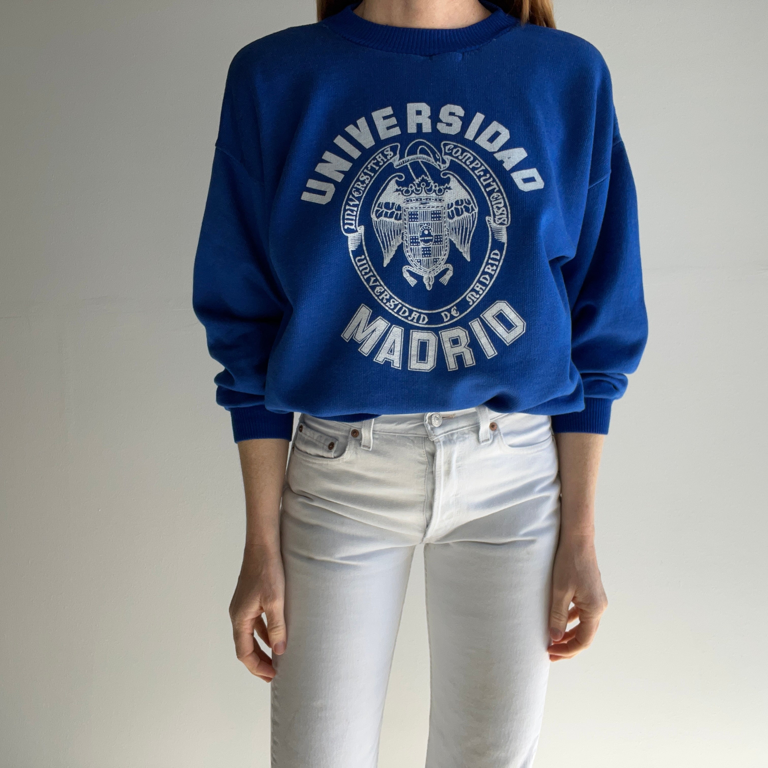 1970/80s Universidad Madrid Sweatshirt - Made in Spain