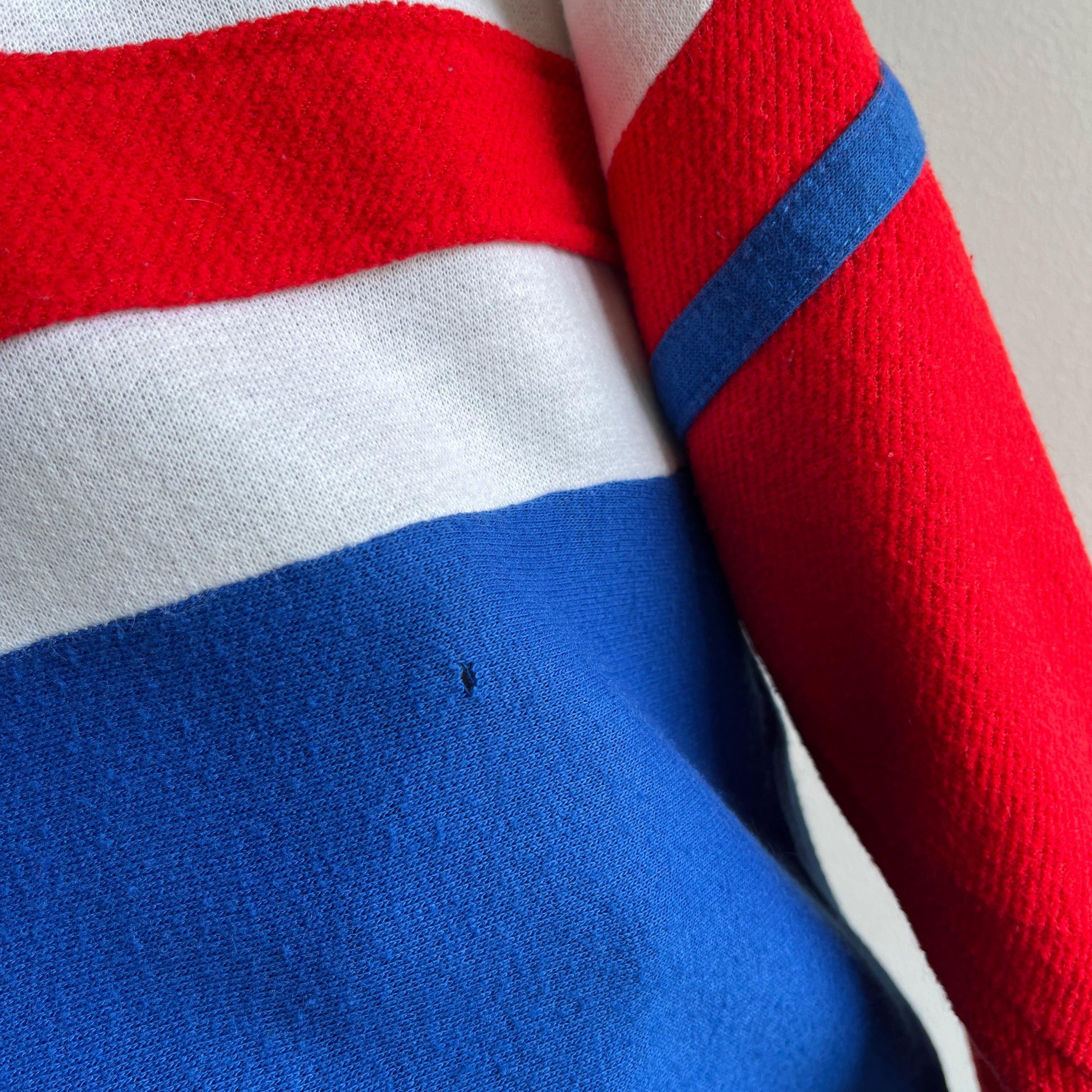 1980s Red, White and Blue Sweatshirt