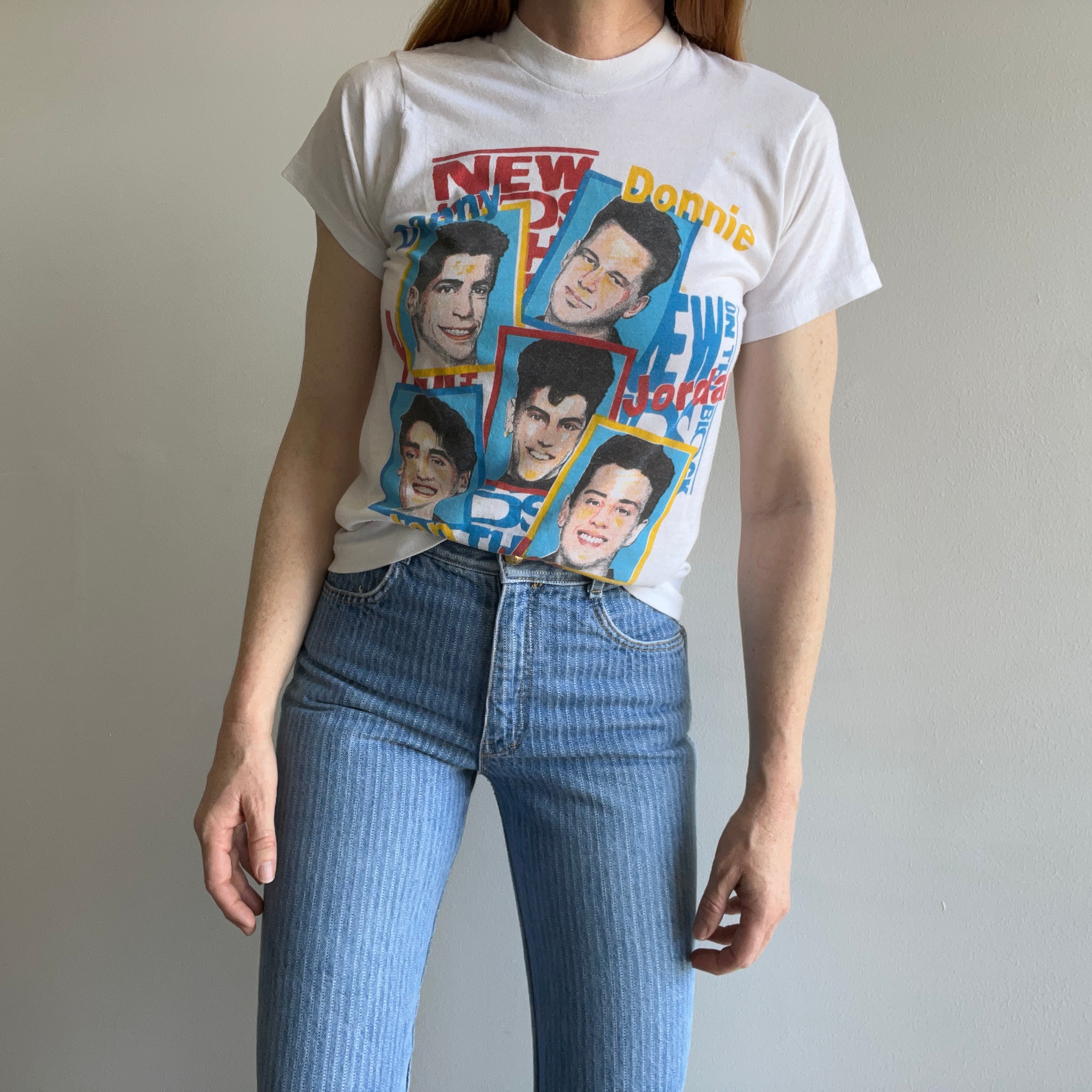 1990 New Kids On The Block T-Shirt by Screen Stars