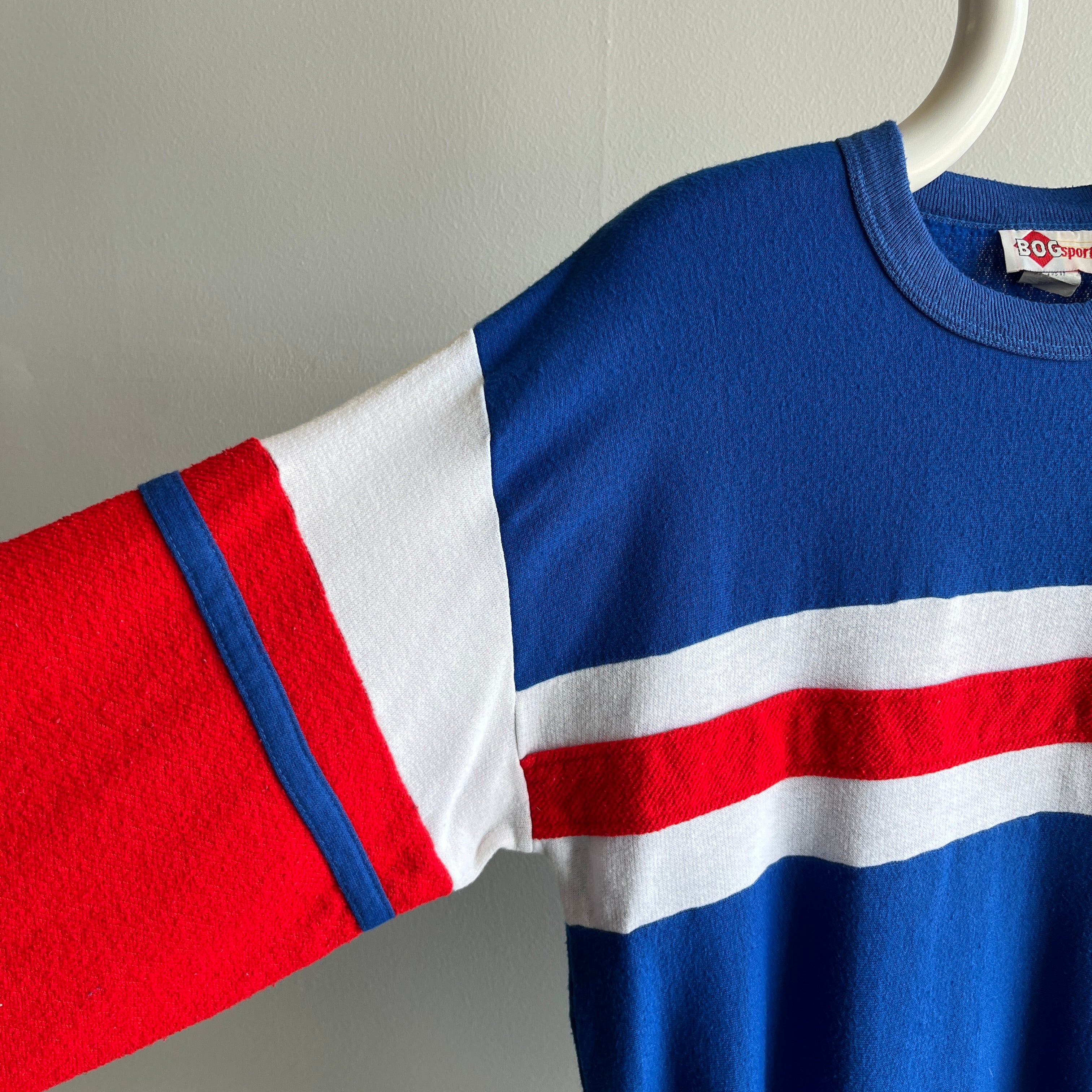 1980s Red, White and Blue Sweatshirt