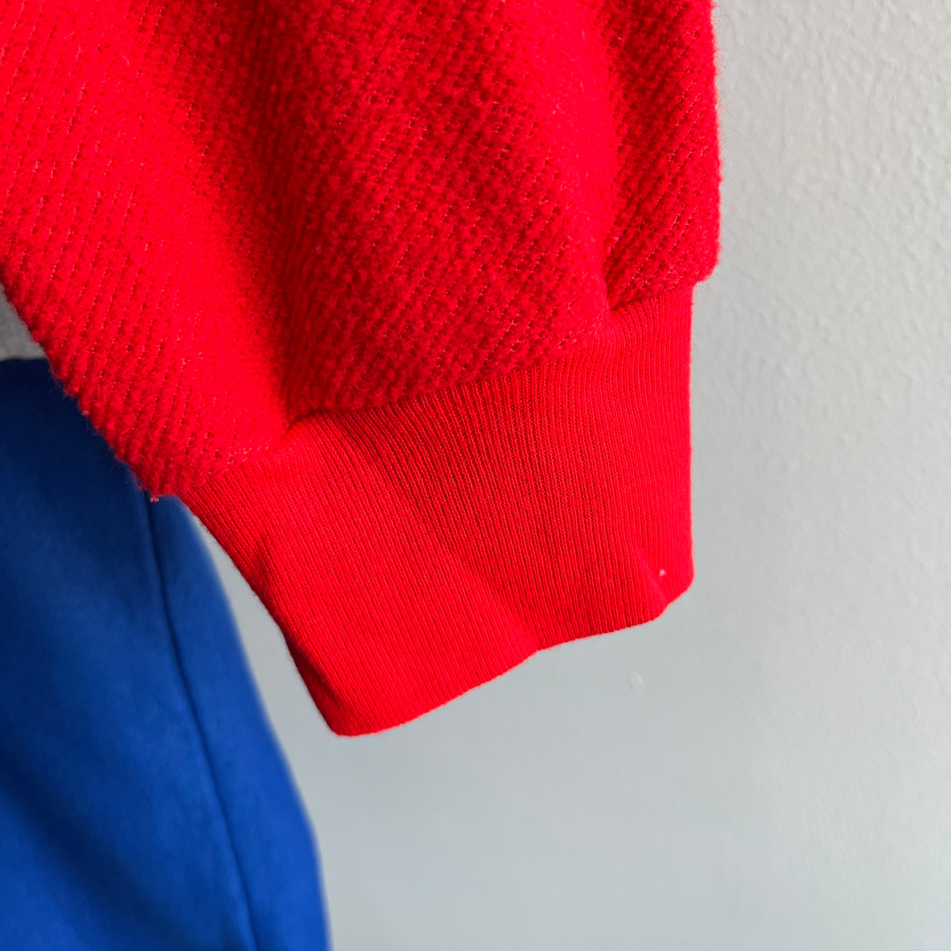 1980s Red, White and Blue Sweatshirt