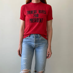 1970s Theresa Hayes For President T-Shirt
