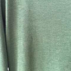 1970s Forest Green Polo Style T-shirt