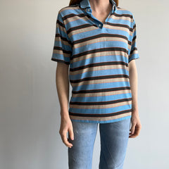 1970/80s Striped Polo Shirt