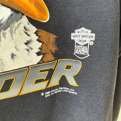 1988 Righteous Harley Eagle Sweatshirt - Collectible