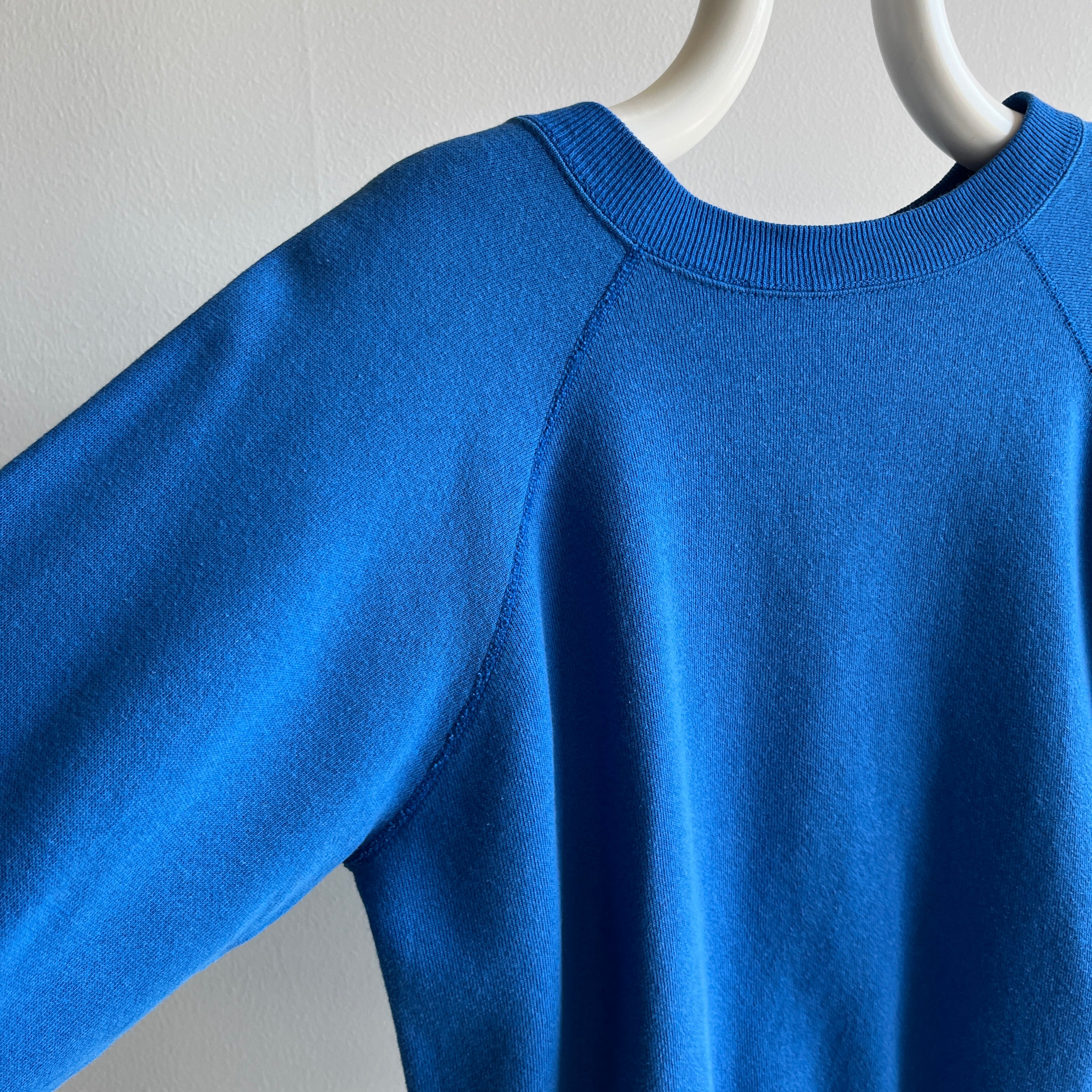 1980s Perfectly Blue Raglan (A Dream)