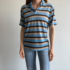 1970/80s Striped Polo Shirt