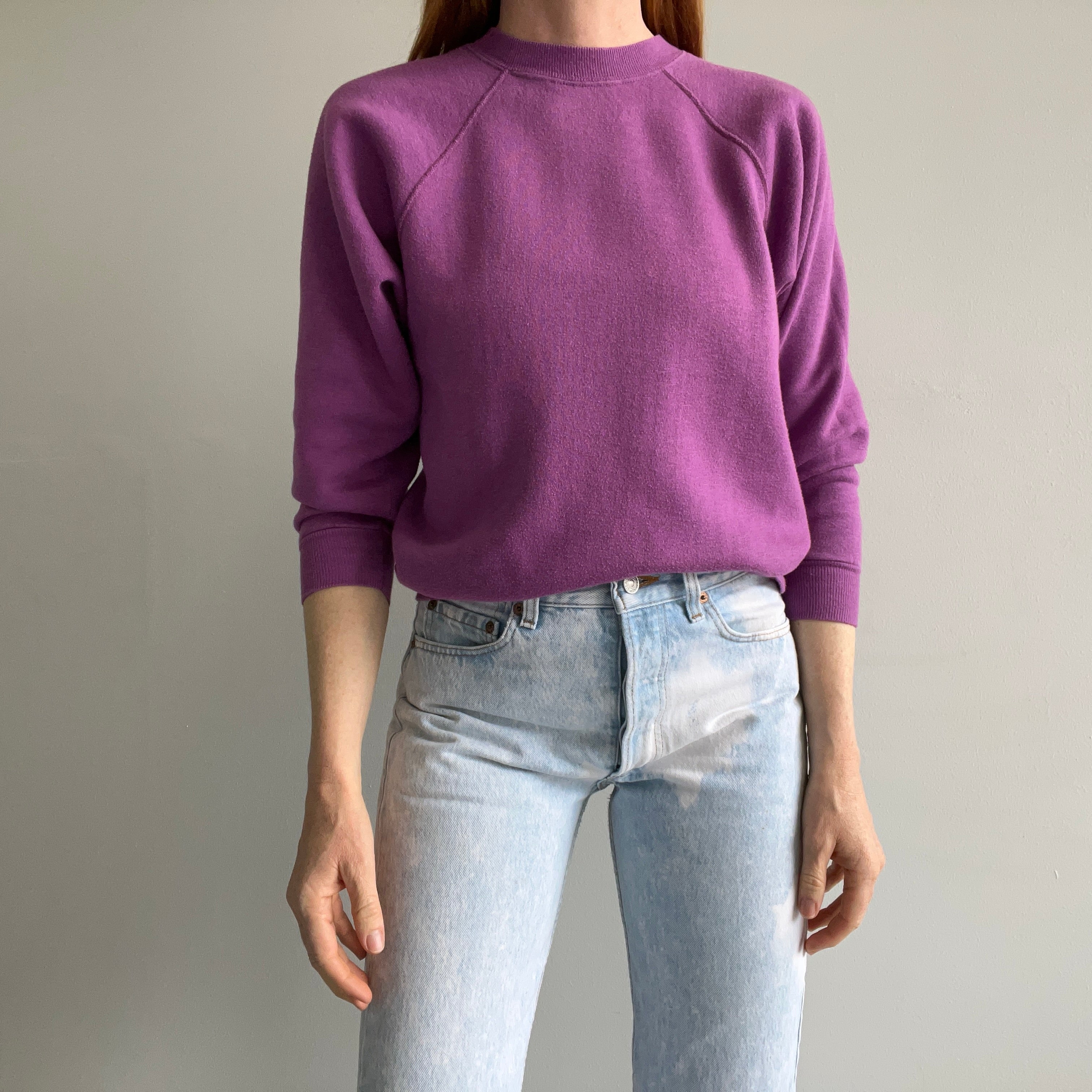 1980s Blank Purple Raglan by Steinwurtzel - YES!!!!